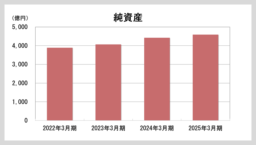 純資産のグラフ