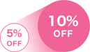 5%OFF→10%OFF