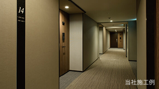 ホテルのような静寂性でグレード感溢れる内廊下