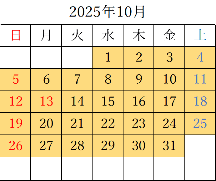 2025年10月