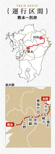 運行区間 熊本~阿蘇