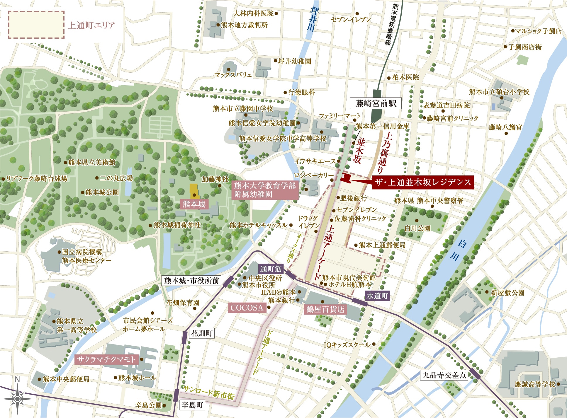 現地案内図