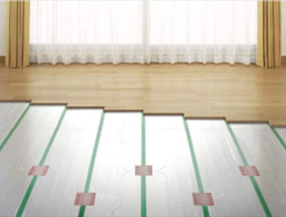 床暖房のメーカー参考写真