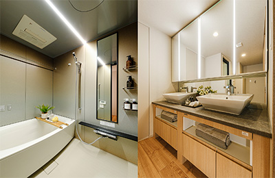 BATHROOM＆POWDER ROOM