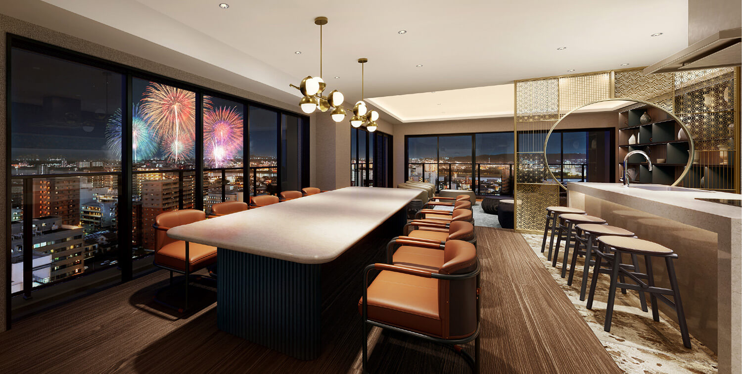 スカイラウンジ完成予想CG