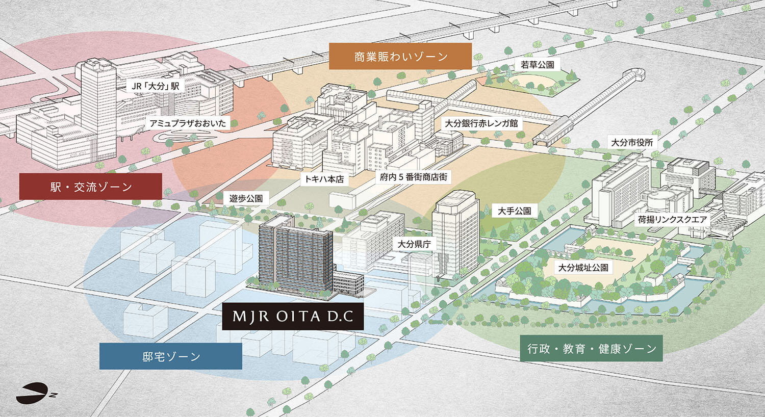 イメージイラストマップ