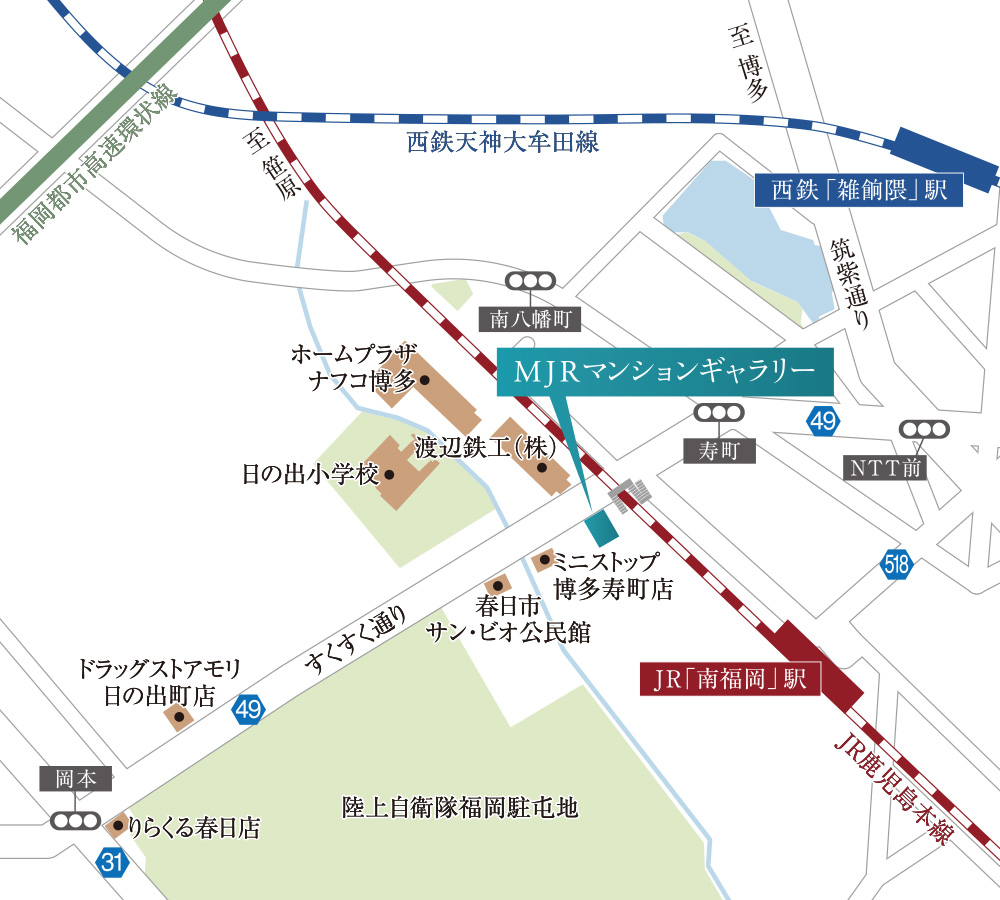 マンションギャラリー周辺MAP