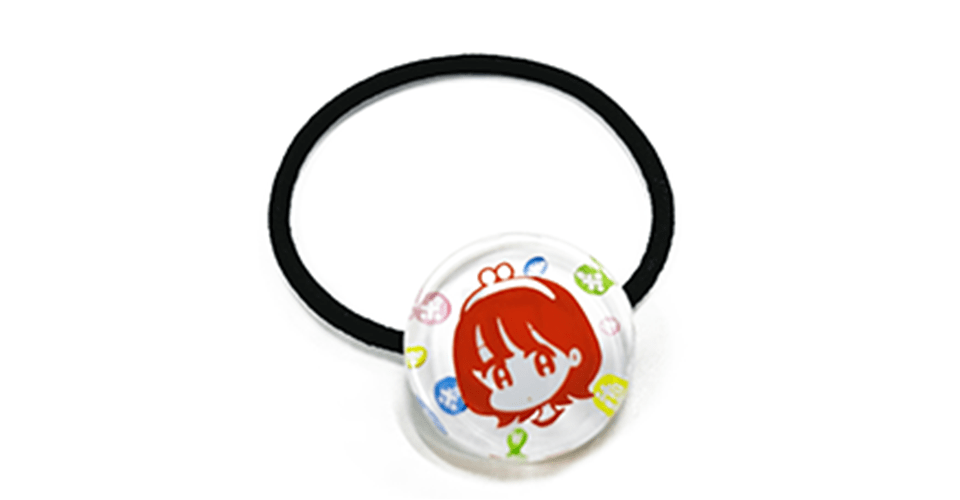 キューポちゃんガラスミニヘアゴム