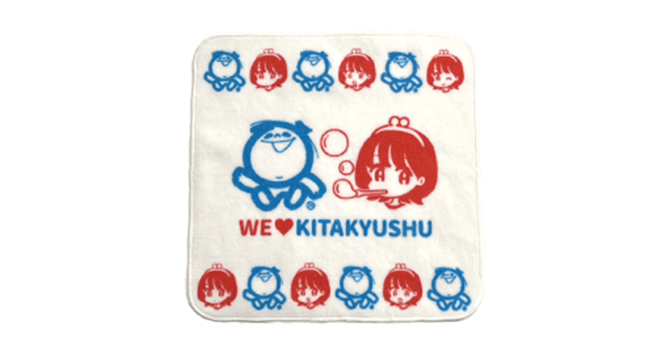 キューポちゃんハンカチタオル【小倉限定】