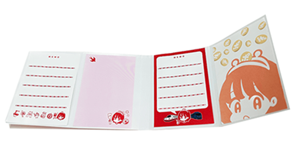 キューポちゃんパタパタメモ