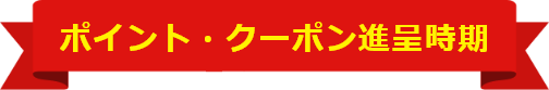 クーポン進呈期間