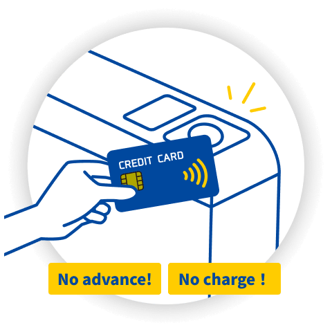 No advance purchase needed!