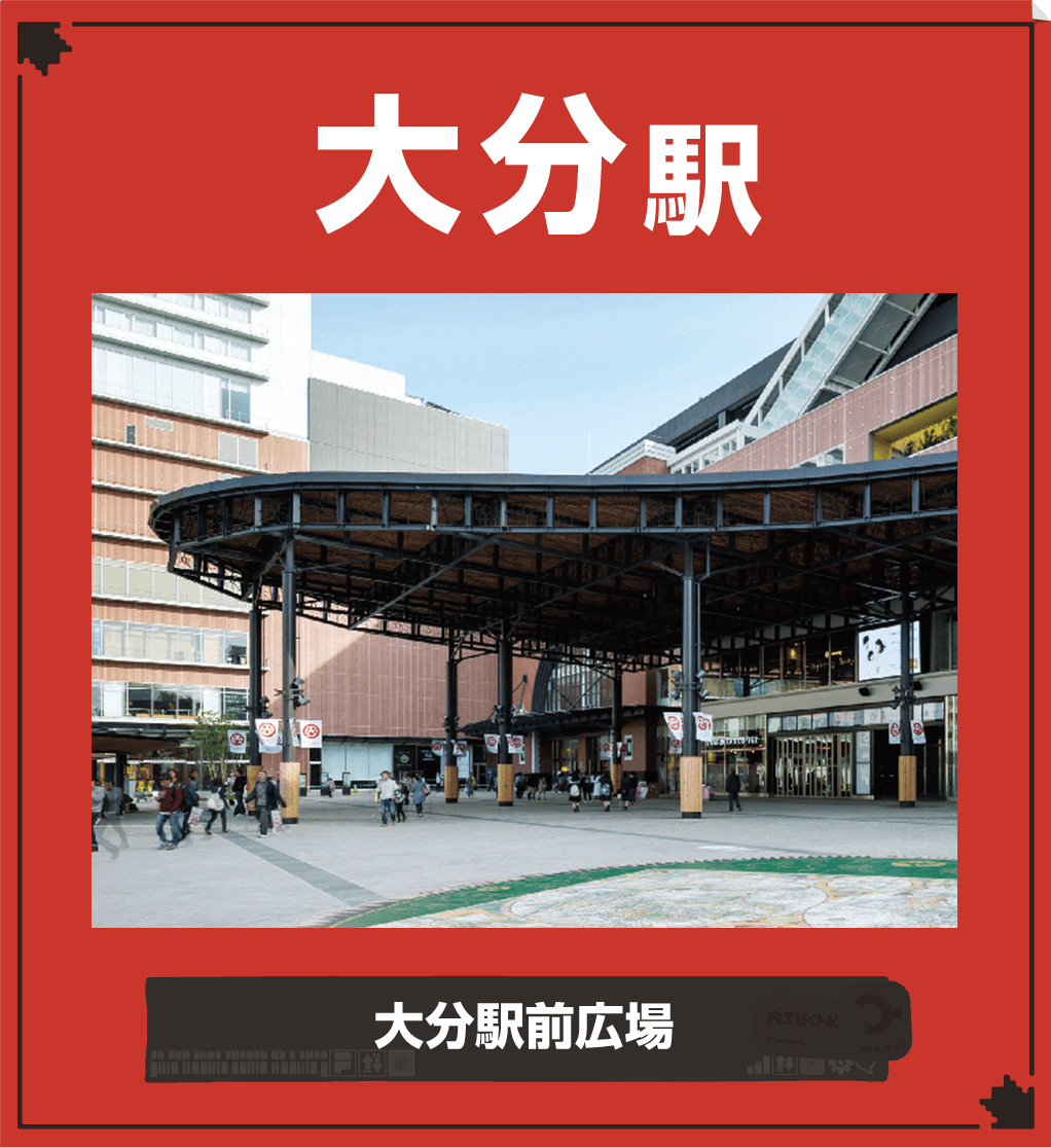 大分駅：大分駅前広場