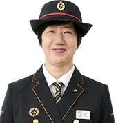 二日市駅 苅米駅長