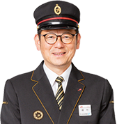 鹿児島駅 﨑村駅長