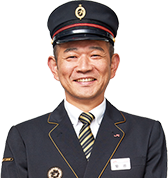 延岡駅 菊池駅長