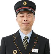 諫早駅 白石駅長