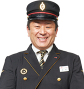 日田駅 田村駅長