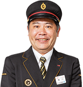 江北駅 鴨川駅長