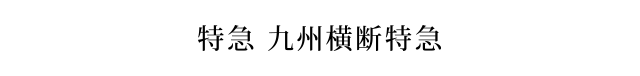 特急 九州横断特急
