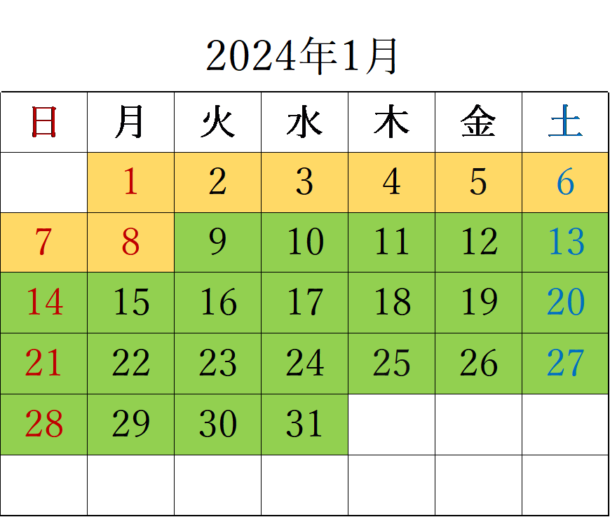 2024年1月